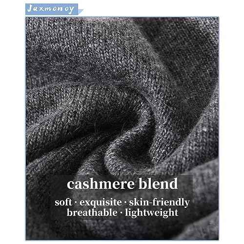jaxmonoy Knit Beanies Winter Hats for Women and Men Soft Warm Double Layer Ladies Skull Beanie caps