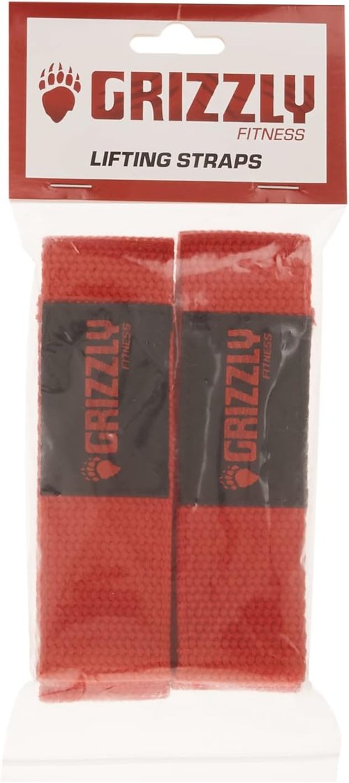 Grizzly Fitness Lifting Straps | 1 Size | Lifting Wrist Straps for Weightlifting & Powerlifting | Gym Strap for Grip Strength & Stability Support | Reduces Slipping | Doesn't Dig Into Hands