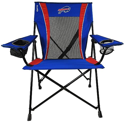 Kijaro Sports Fan Folding Chair, 26" L x 35.5" W x 37" H, Buffalo Bills