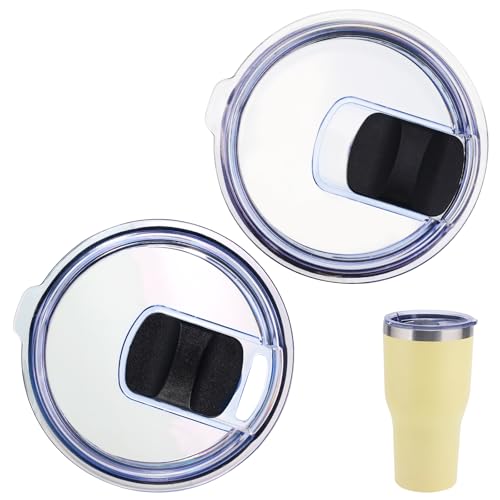 Magnetic 30 oz Tumbler Lid Compatible with Rtic Coffee Travel Mug 30oz ONLY,Splash Proof And BPA Free Replacement Lid,2Pack(OLD Rtic 30oz Not Fit)