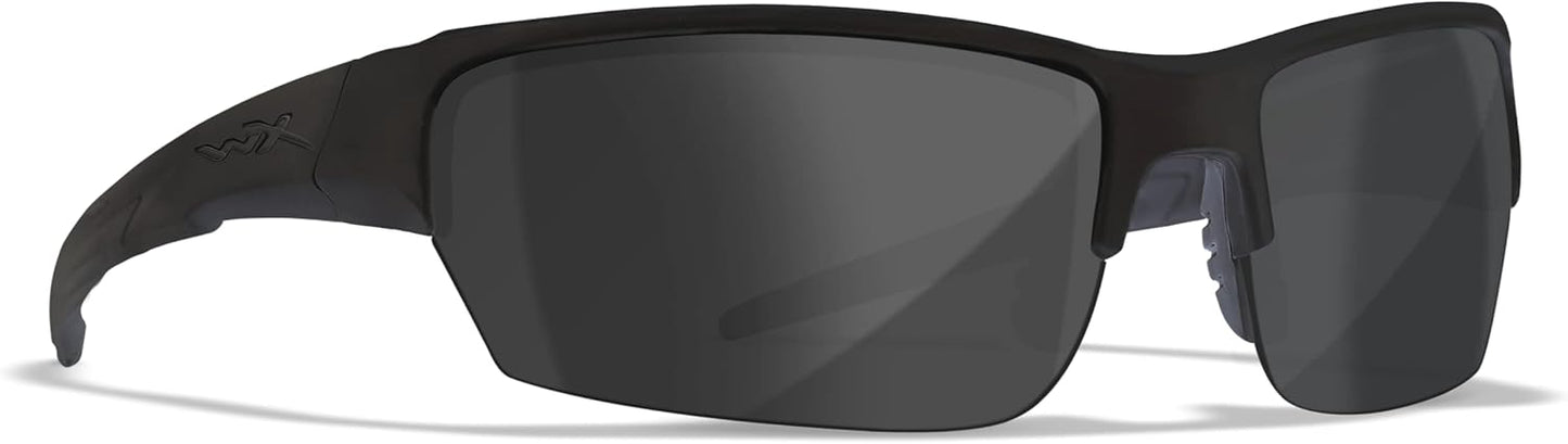 Wiley X WX Saint CHSAI08 Tactical Sunglasses Matte Black Frame with Changeable Smoke Grey Lenses Ballistic Rated