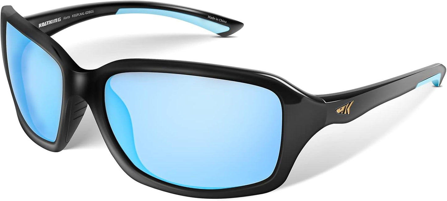 KastKing Alanta Polarized Sport Sunglasses for Men and Women,Ideal for Driving Fishing Cycling and Running,UV Protection