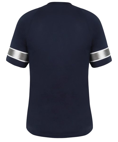 Womens City Football Fans Athletic V Neck Tee Shirts - Navy Size: Small