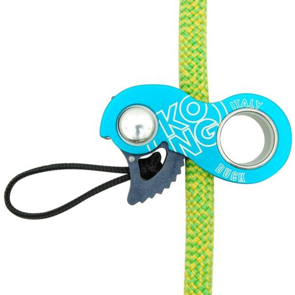 Kong Italy Duck Rope Clamp - Cyan/Black