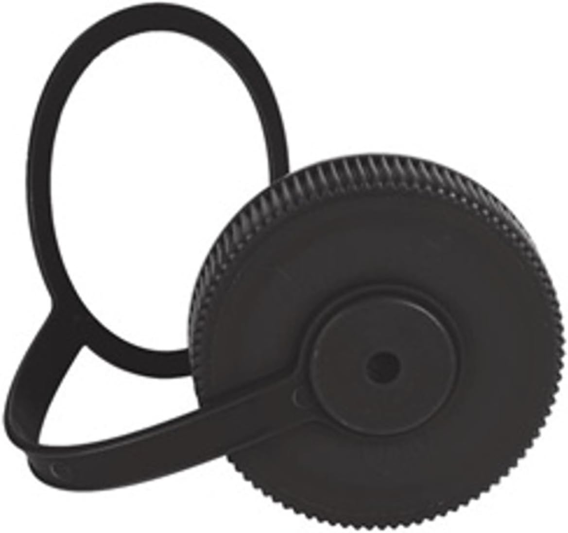 Nalgene Lid Wide Mouth Loop-Top Water Bottle (Black)