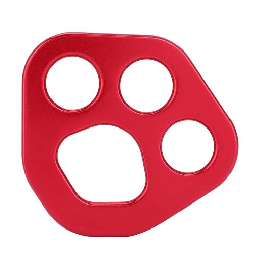 Mrisata Climbg Outdoor 9×8×1 Outdoor 4 Holes Paw Rigging Plate Rock Climbing Multi Anchor Point Connector Gear