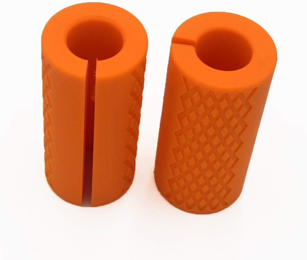 Weight Bar Grips Fit Standard Barbell, Dumbell Handles, Thick Bar Training Adapter for Weightlifting & Cable Attachments Fitness Training Rope Grips for Body Arm Forearm Builder Strength