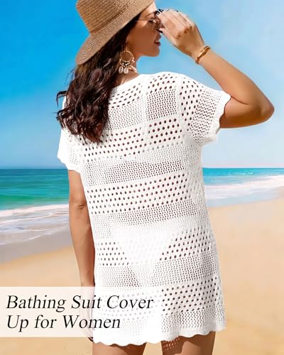 Women’s Crochet Swimsuit Coverup - Beach & Poolwear
