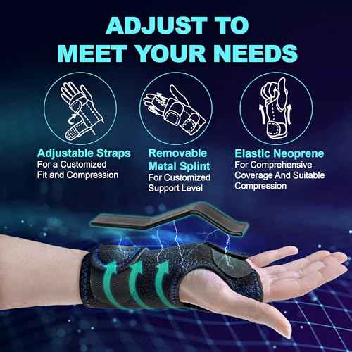 ZOYER Carpal Tunnel Wrist Brace Night Support, Skin-Friendly, Reversible Hand Brace for Carpal Tunnel with Removable Splint, Hand Support for Arthritis, Tendonitis, Sprain, Injuries
