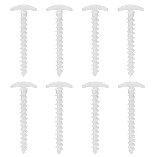 Tent Stakes 8 Pack Ground Anchors Tent Pegs,T-Shape Spiral Ground Stakes,Self-Luminous Camping Stakes Tarp Stakes Sand Anchor Nail