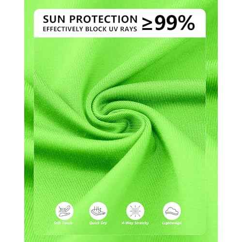 isnowood Women's Sun Protection Long Sleeve Shirts, UPF 50+ UV Swim Rash Guard Shirt, Lightweight Workout Hiking Running Tops