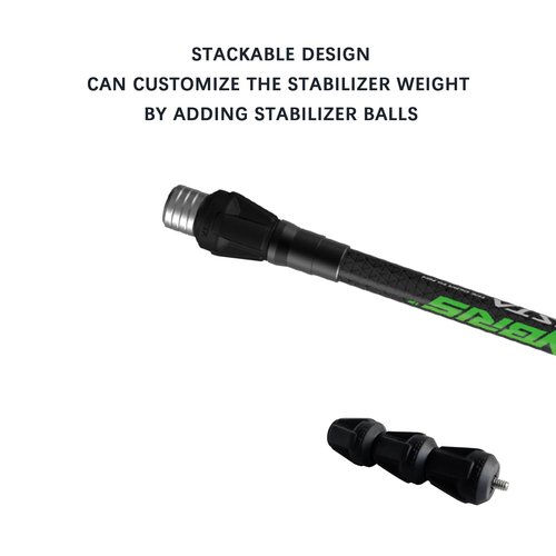 DEERACE Stackable Archery Bow Stabilizer Ball (1)