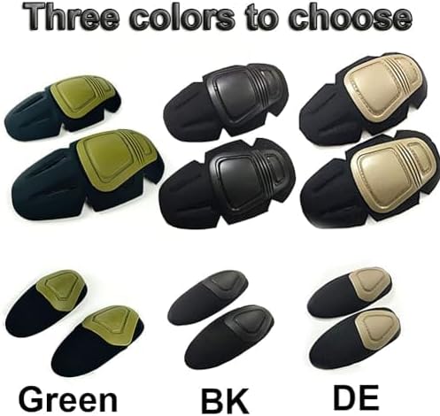 Tactical Military Paintball Elbow Knee Pads Airsoft Combat Protective Set