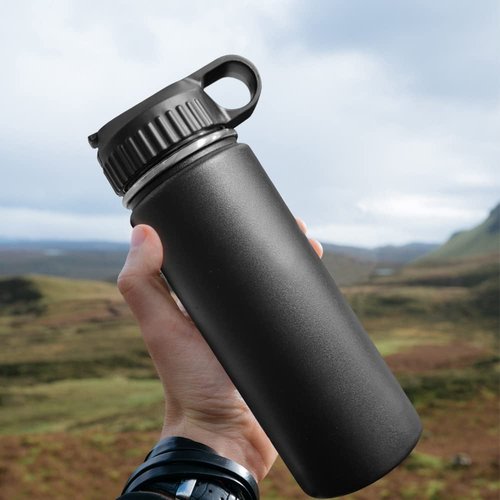 Lids with Straw for Hydroflask Wide Mouth 16oz, 18oz, 20oz, 32oz, 40oz, and 64oz, Flex Straw Lid Fit for Hydro Flask Sports Water Bottles, Flexible Handle Replacement Lid Straws Cap Top Accessorie