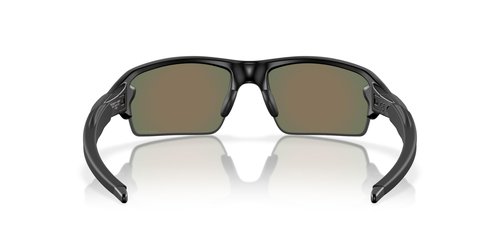 Oakley Men's Oo9271 Flak 2.0 Low Bridge Fit Rectangular Sunglasses, Matte Black/Prizm Ruby, 61 mm