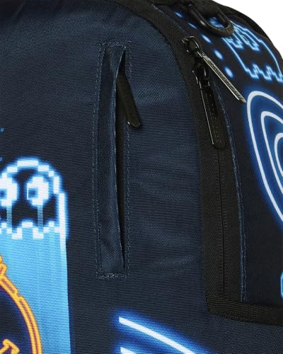 Sprayground PAC-MAN EAT EM UP Backpack - 18 Inch Polyester School Bag with Laptop Compartment