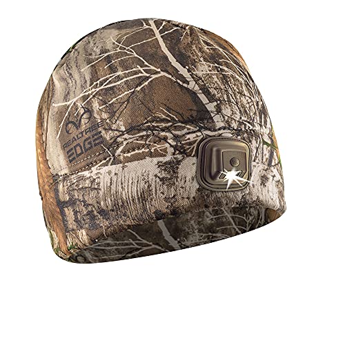 Real Tree Edge 3.0 LED Beanie Hat Light - Rechargeable Waterproof Headlamp