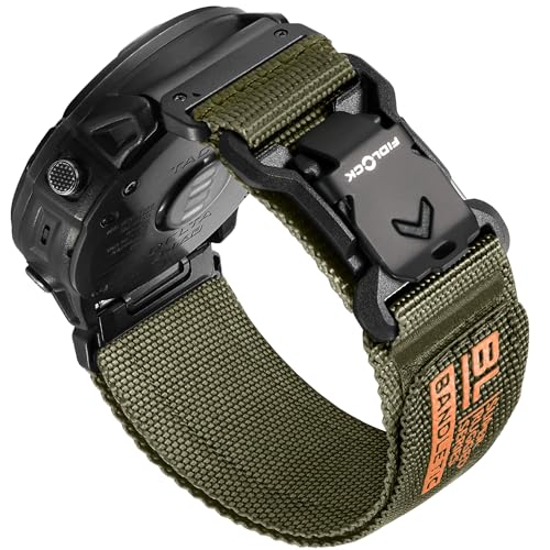 Army Green 26mm Quick Fit Watch Band Compatible with Garmin Fenix 9 8 51mm - Large