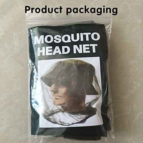Cuayaes 3Pcs Premium Head Net Face Mesh, Mosquito Hat Mask Head Cover for Camping Hiking Fishing Climbing, Protecting from Bee Mosquito Gnats
