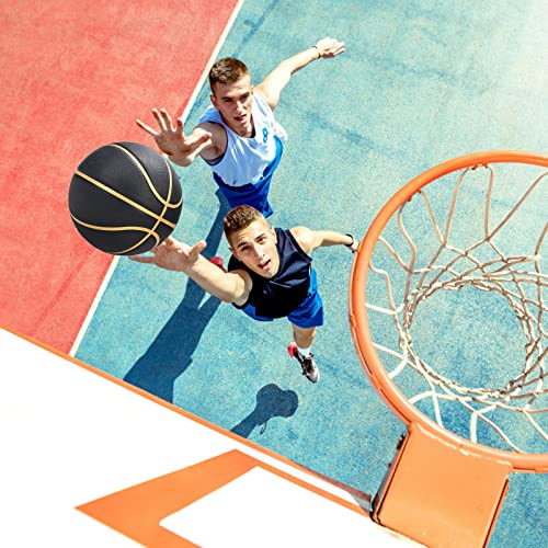 Size 5 Rubber Basketball for Indoor Outdoor Play - Youth & Adult Sports Equipment