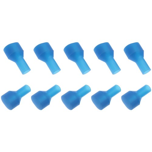HAJXZH 10 PCS Blue Silicone Water Bag Valve Replacement Parts for Hydration Packs, Fits Most Brands, Ideal for Running, Cycling, Hiking, Mountaineering