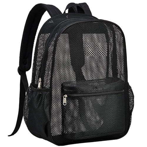 Oraben Duty Mesh Backpacks for Adults,See Through Backpack for Swimming Work Outdoor, Diving Backpack Carry Portable Oxygen Concentrators