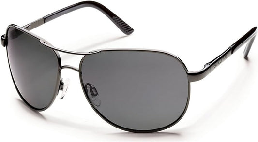 Suncloud Optics Aviator Sunglasses(Gun Metal,Gray Polarized)