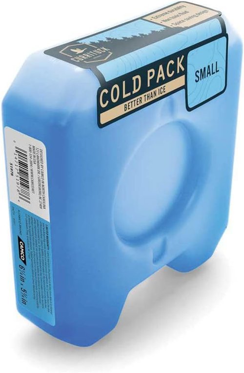 Camco Small Currituck Reusable Freezer Cold Pack for Coolers and Lunch Boxes These Cool Ice Packs are Perfect for Camping, Hiking, The Beach and Travel (51978), Blue