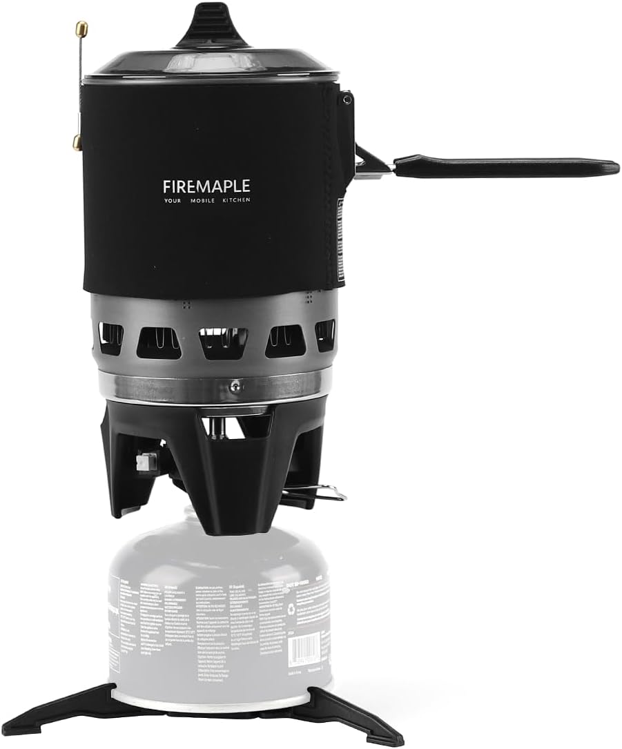 Fire-Maple "Fixed Star 1" Backpacking and Camping Stove System | Outdoor Propane Cooking Gear | Portable Pot/Jet Burner Set | Ideal for Hiking, Trekking, Fishing, Hunting Trips and Emergency Use