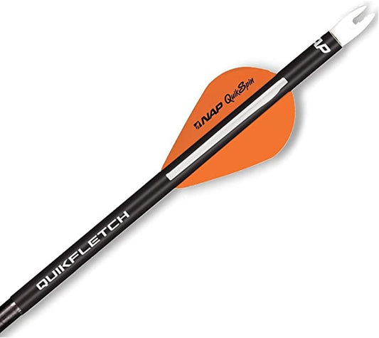 New Archery Products NAP Quikfletch Quikspin Speed Hunter Arrow Fletching System Pack of 6