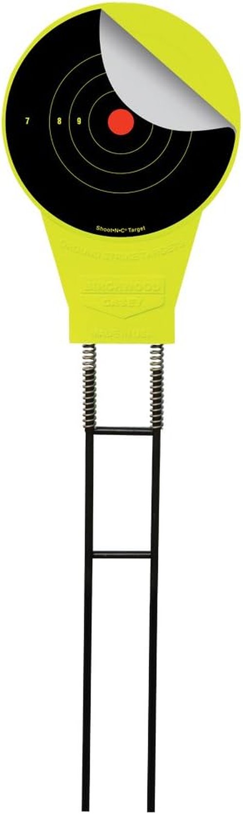 Birchwood Casey Resealable Belly Dancer Shooting Target - Durable Self-Healing Yellow for .22 Caliber & Up