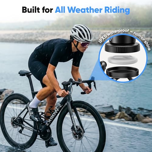 Anti-Theft Bike Bell with Bluetooth Tracker for iOS & Android - Black