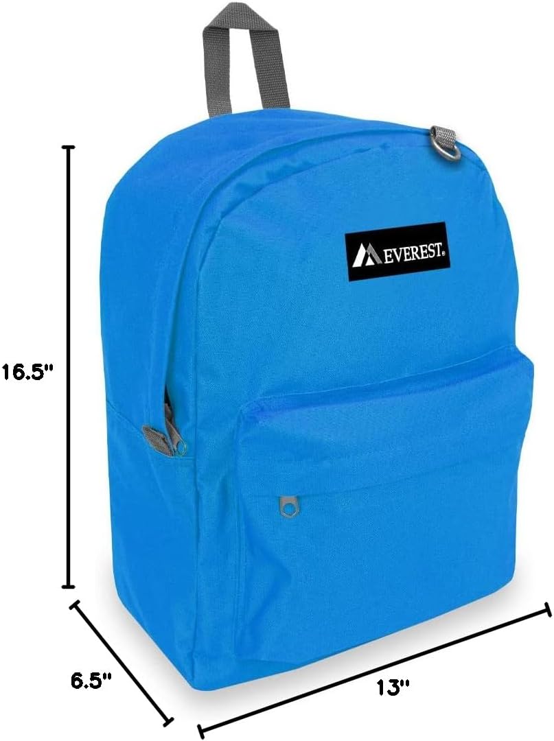 Everest Classic Backpack, Royal Blue, One Size,2045CR-RBL