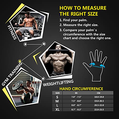 X-Small Black Ventilated Weight Lifting Gloves with Wrist Support for Men & Women