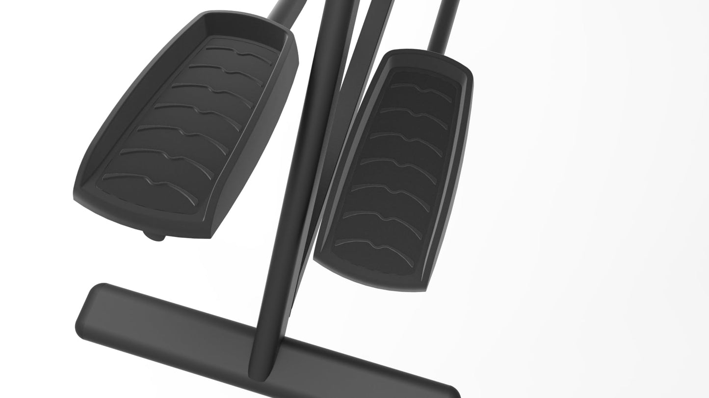 3G Cardio Elite EM X Elliptical Trainer Machine with 18”- 23” Adjustable Stride, Small Space Saving 49.2” Footprint, FreeSync™ FTMS Smart HD Connectivity, 350LB Max Weight, 5 Year Parts Warranty.