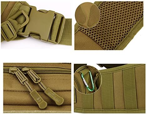 Tactical Military Sling Pack - Molle Chest Daypack Backpack for Outdoor Use