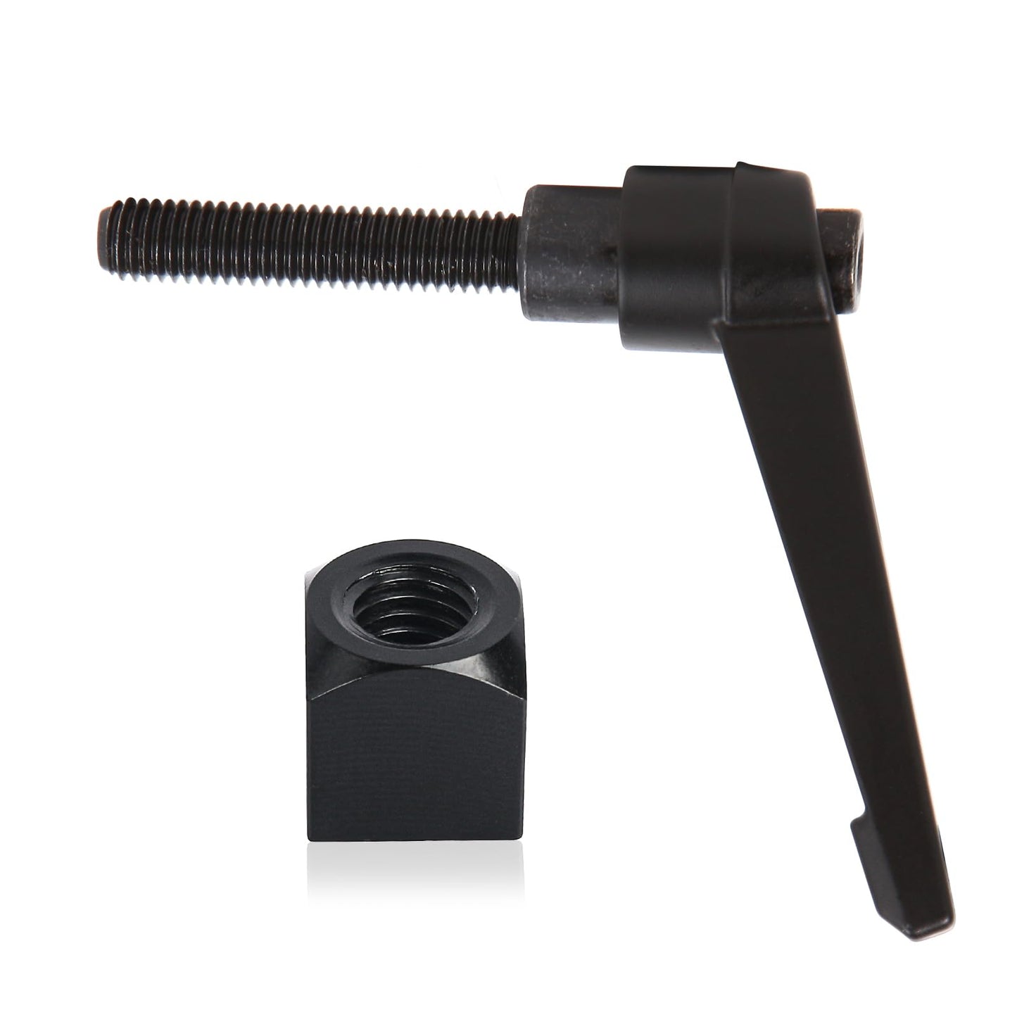 AQDD Exercise Bike Horizontal Seat Adjustment Lever and Square Nut Kit for Peloton Seat Lever Replacement Handle Parts