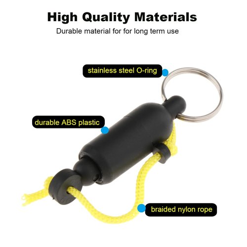 6Pcs Planer Release Clips Heavy Tension Snap Release Clip Mini-Otter Planer Release for Off Shore Fishing