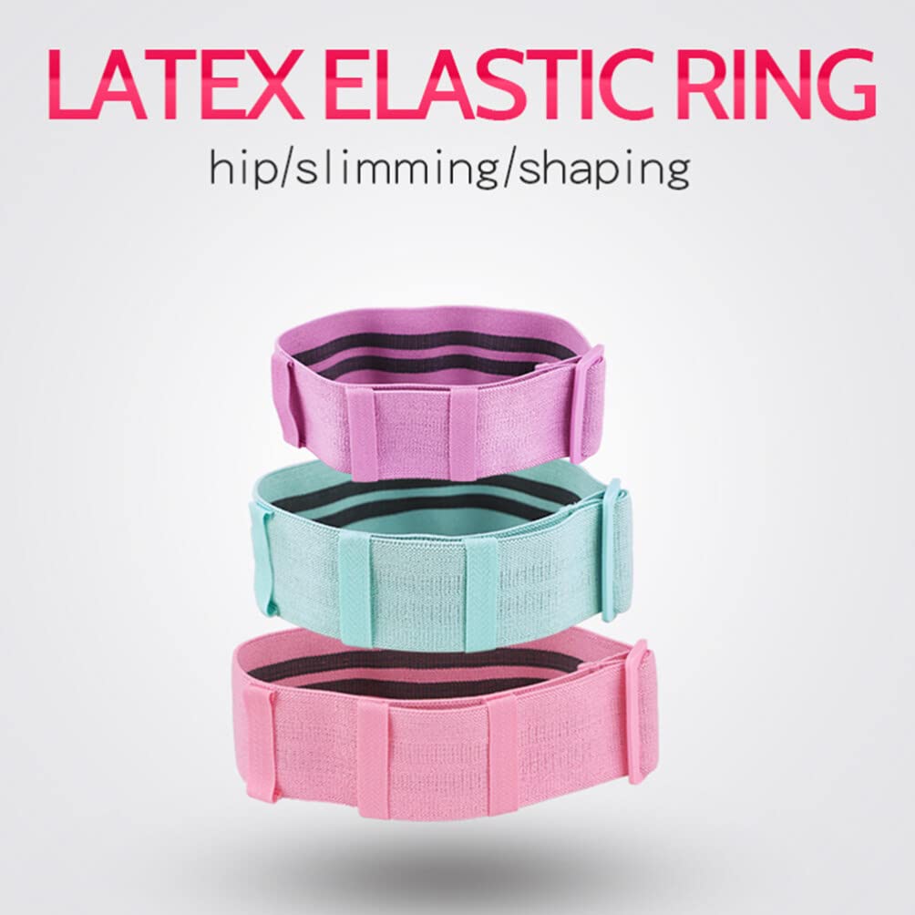 FOMIYES Fitness Straps Band Workout Bands Adjustable Band for Legs and Hip Non- Fabric Exercise Bands for Fitness Squat Workout Green Resistance