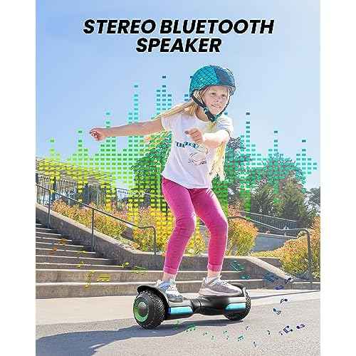 Gyroor Self Balancing Scooter New G13 All Terrain Balancing Scooter with LED Lights & 500W Motor, Self Balancing Off Road with Bluetooth for Kids ages 6-12 and Adults