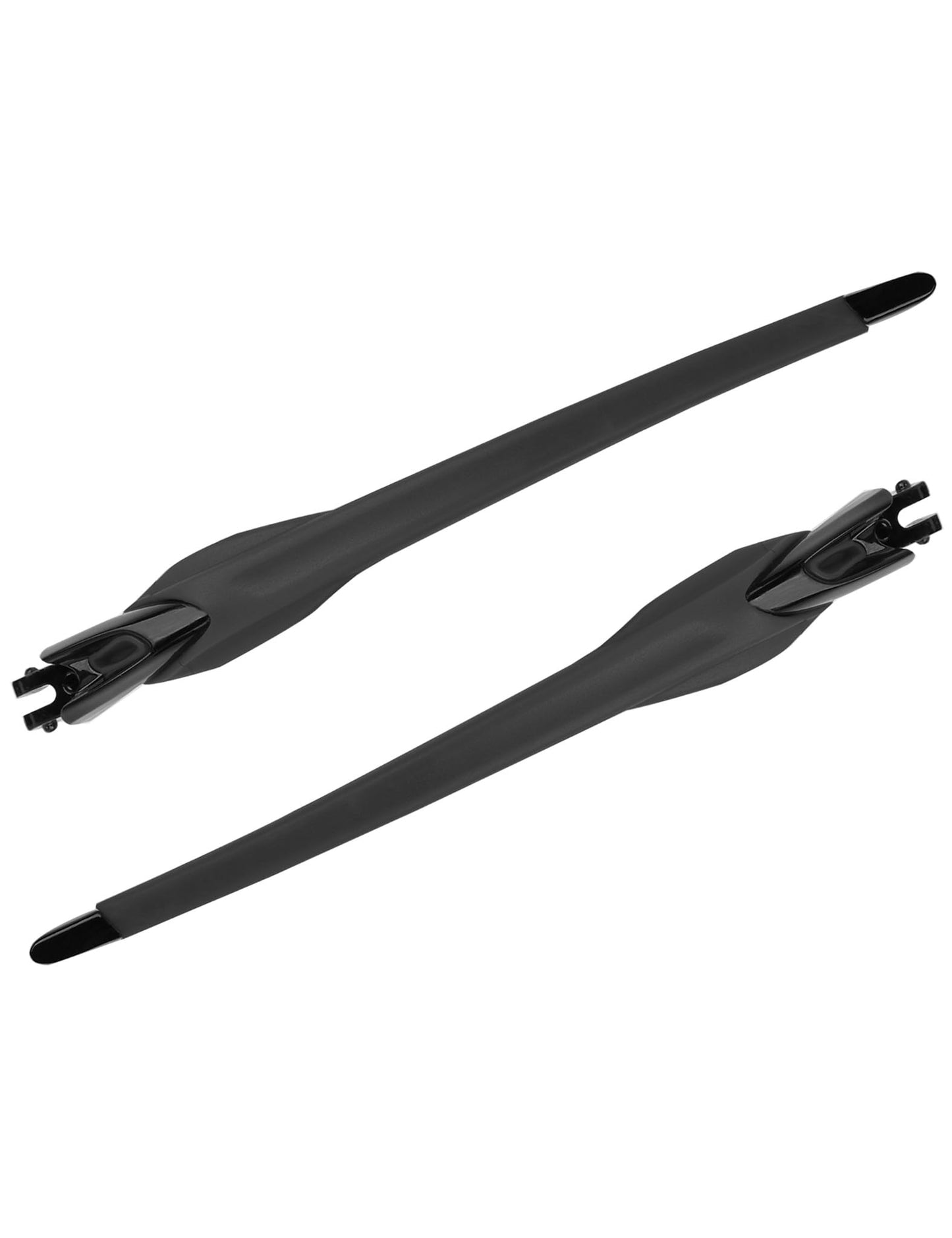 EZReplace Replacement Black Temple Arms for Oakley Flak 2.0/Flak 2.0 XL/Flak 2.0 Vented/Flak 2.0 XL Vented Sunglasses (Black+Black)