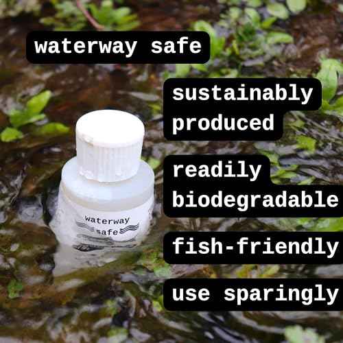 Biodegradable Outside Soap for Fishing & Hiking. Waterway Safe, Fragrance Free Formula (4 fl oz) Made in the USA.
