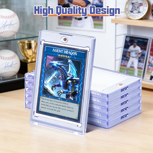 Magnetic Card Holders 24 Pack for Standard 2.5 x 3.5-Inch Trading Cards