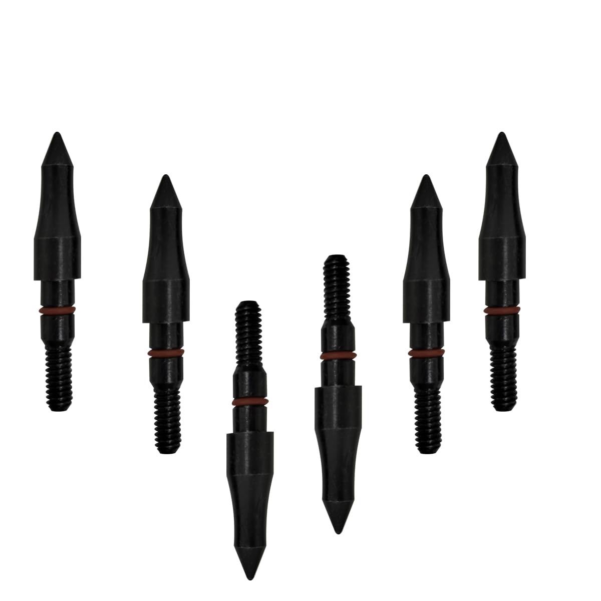 100/125/150/200 Grain Archery Field Points Practice Field Tips, Archery Target Practice Hunting Arrow Tip for Recurve, Compound Bow Crossbow, Screw-in Field Points(12pcs) (9/32″-100grains)