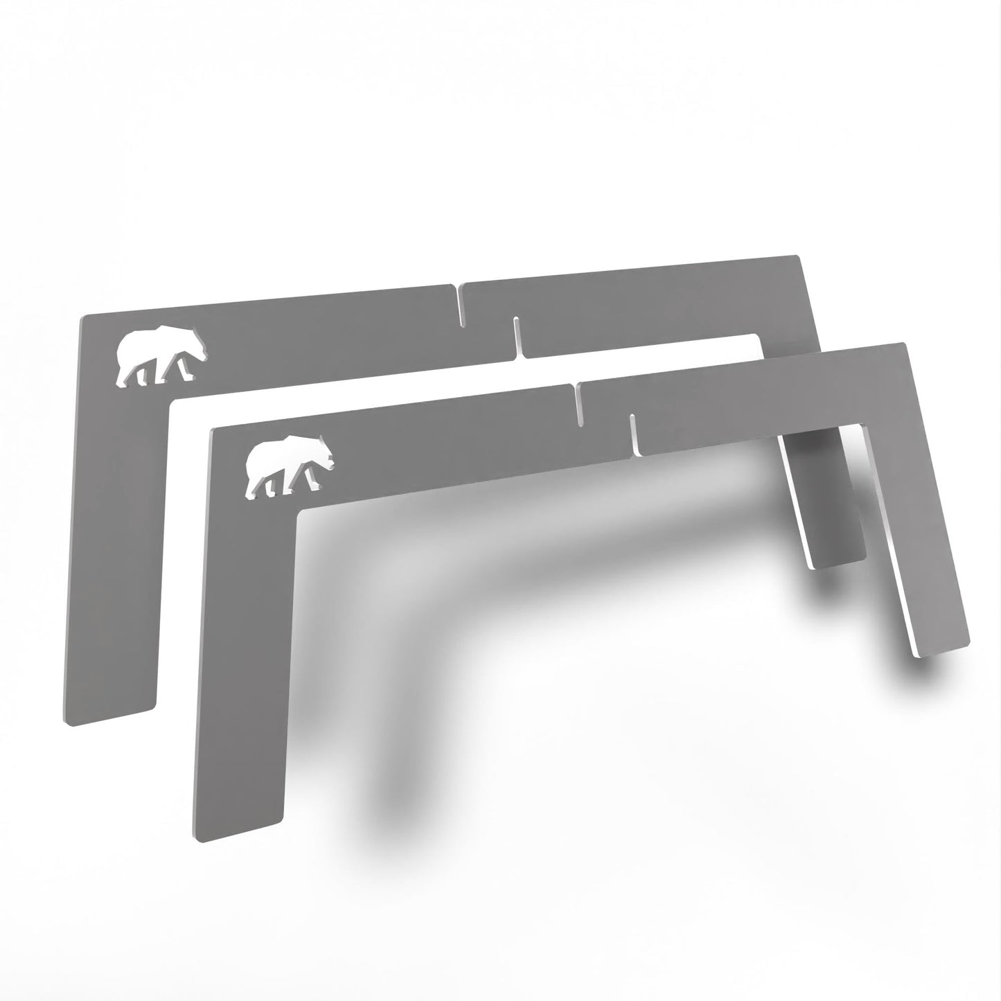 4 foot fire grill 2 Pcs | grill stand for Camping Travel Outdoor (Large)