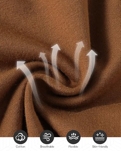 Toddler Boys Sweatpants 3 Pack - Elastic Waist Joggers for 4-5T, Blue Green Brown Variation