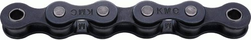 KMC Unisex's B1 Single Speed Chain, Black, Wide (1/8")