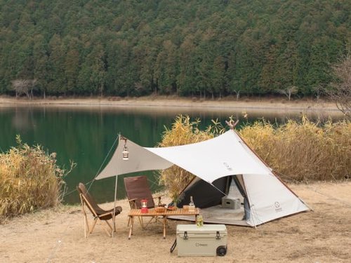 S'more Tent Tarp 420, Waterproof Camping Tarp for Camping Front Porch Awning Rain Fly Tarp for Camping Hiking and Outdoor Activities