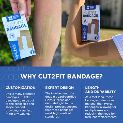 Large Flexible Fabric Adhesive Bandages - Custom Wound Care, Breathable & Long-Lasting