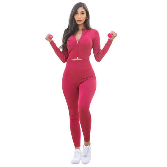 Workout Sets for Women 2 Piece (as1, alpha, s, regular, regular, Pink)